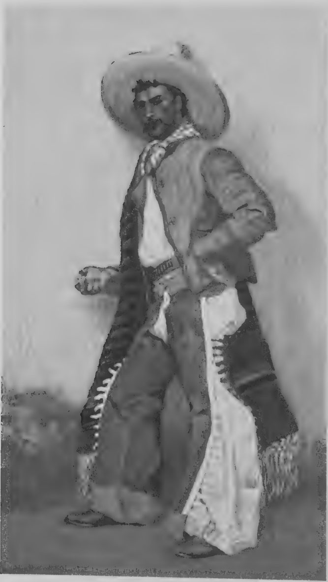 Frederick Remington’s illustration A Vaquero, 1881–1901, depicting a man wearing a sombrero.