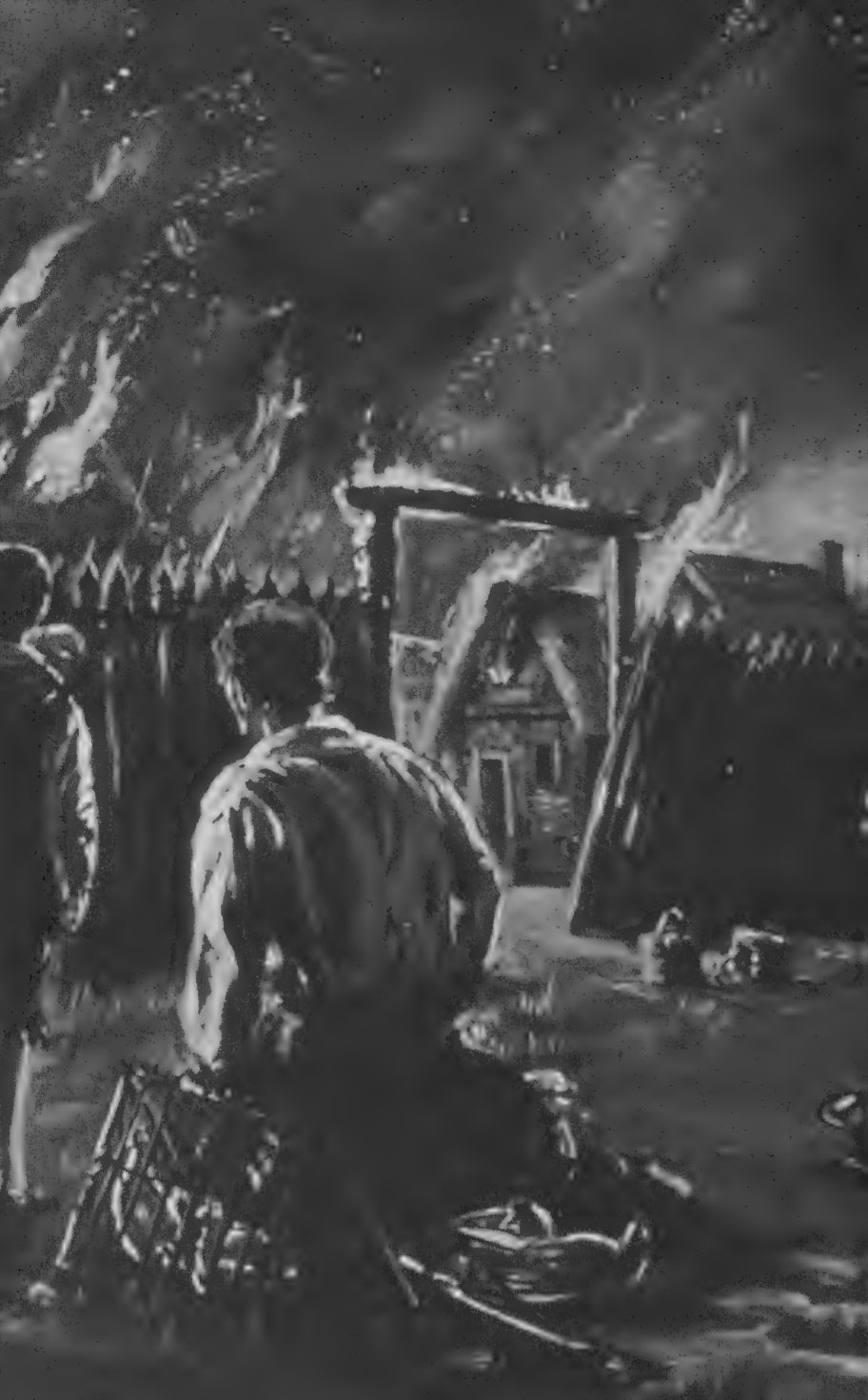 Detail of an illustration of violence during Bacon’s Rebellion in the Virginia colony, 1676.
